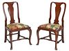 Pair of Queen Anne Mahogany Side Chairs
