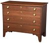American Federal Cherry Chest of Drawers