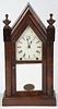 American Gothic Revival Mahogany Shelf Clock