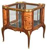 Louis XV Style Inlaid and Bronze Mounted Vitrine