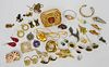 LARGE LOT OF LOVELY VINTAGE COSTUME JEWELRY