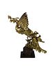 Antique Chinese Gilt Carved Wood Phoenix
