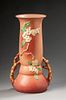 Roseville Pottery Apple Blossom 15" Vase.