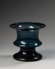 Michael Bang Safir Blue Glass Vase.