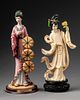 Two Japanese Style Figurines.