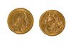 Two British Sovereign Gold Coins.