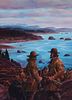 Tom McNeely (B. 1935) "Sighting the Pacific"