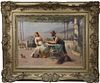 Signed, 19th C. Italian Painting, "The Proposal"