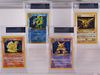 4 Pokemon Base Shadowless BGS 8.5 Holo Card Group
