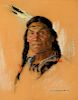 Nicholas de Grandmaison (1892-1978), Stoney Indian, Mark Poussette (1941)