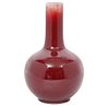 Chinese Oxblood Langyao Gourd Vase