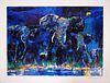 Leroy Neiman 'Elephants Nocturne' Serigraph