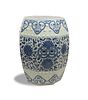 Chinese Blue & White Garden Stool, Early-19th Century