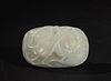 Chinese White Jade Belt Buckle, Ming dynasty