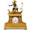 Important 19th Cent. Gilt Bronze Mantel Clock