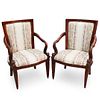 Pair Of Antique English Wooden Chairs