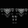 (18 Pc) Baccarat Malmaison Crystal Glasses