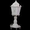Carved Marble Mughal Lamp
