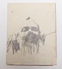 Jim Dine Attributed "Self Portrait" Graphite