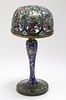 Chinese Cloisonne Enamel Pierced Shade Table Lamp