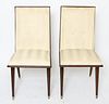 Art Deco Side Chairs, Pair