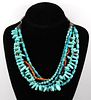 Native American Turquoise & Coral Necklace