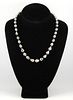 Graduated Baroque Pearl Necklace with 14K YG Clasp