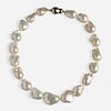 Baroque cultured pearl necklace