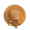Chanel Vintage Gold Tone Hat Brooch 1970's