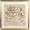 Engraved map of the world