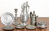 Group of Continental pewter