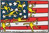 Keith Haring (American, 1958-1990)      American Music Festival - New York City Ballet
