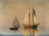Marshall Johnson (American, 1850-1921)      Vessels in Mist