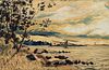 Louis Michel Eilshemius (American, 1864-1941)      Landscape with River