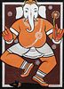 Jamini Roy (Indian, 1887-1972)      Ganesh