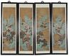 Group of 4 Chinese Paintings on Silk, 18-19th Century