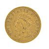 1868 $3.00 U.S. GOLD COIN