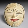 Antique Indonesian painted Topeng dance mask