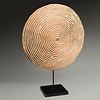 Zulu carved wood dance shield