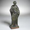 Roman style bronze figure of a Goddess, ex-museum