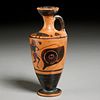Ancient Greek black-figure pottery jug, ex-museum