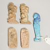 (5) Ancient Egyptian amulets, ex-museum
