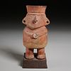 Pre-Columbian Chancay figural jug, ex-Komor