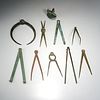 (10) Ancient Roman bronze tools, ex-museum