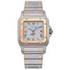 CARTIER SANTOS GALBÉE MOONPHASE. STEEL AND 18K YELLOW GOLD. REF. 02261