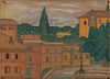 Riccardo Francalancia (Assisi 1886-Roma 1965)  - Piazza di Spagna, 1926
