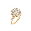 Diamond and 18K Engagement Ring