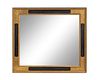 A Regency Style Ebonized and Gilt Rectangular Mirror