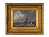 Artist Unknown (Continental, 19th Century) Naval Scene