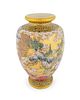 A Satsuma Porcleain Vase Height 19 inches.